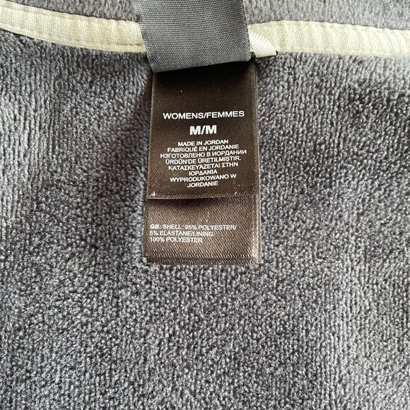 North Face Women's Agave Jacket Full Zip Dark Grey Heather, Size Medium   EUC - Picture 9 of 13
